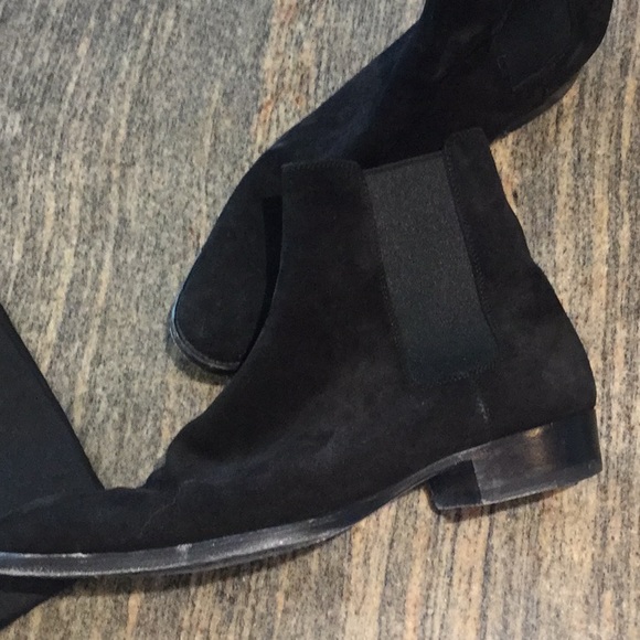 COPY - Saint Laurent Black Suede Ankle Boot - Picture 3 of 8